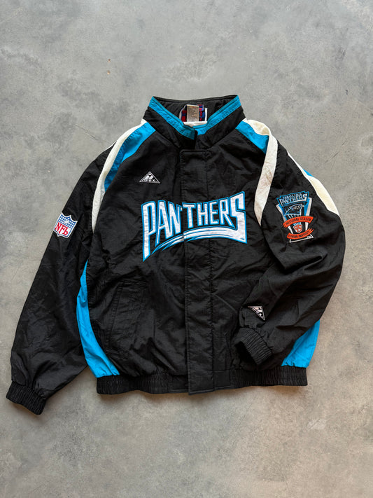 1995 Carolina Panthers Vintage Apex One Inaugural Season NFL Windbreaker Jacket (XL)