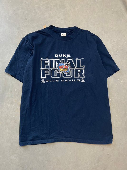 2001 Duke Blue Devils Final Four Vintage College Basketball Tee (XL)