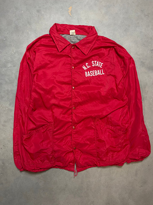 70’s NC State Wolfpack Baseball Russell Athletic Coaches Jacket (Large)