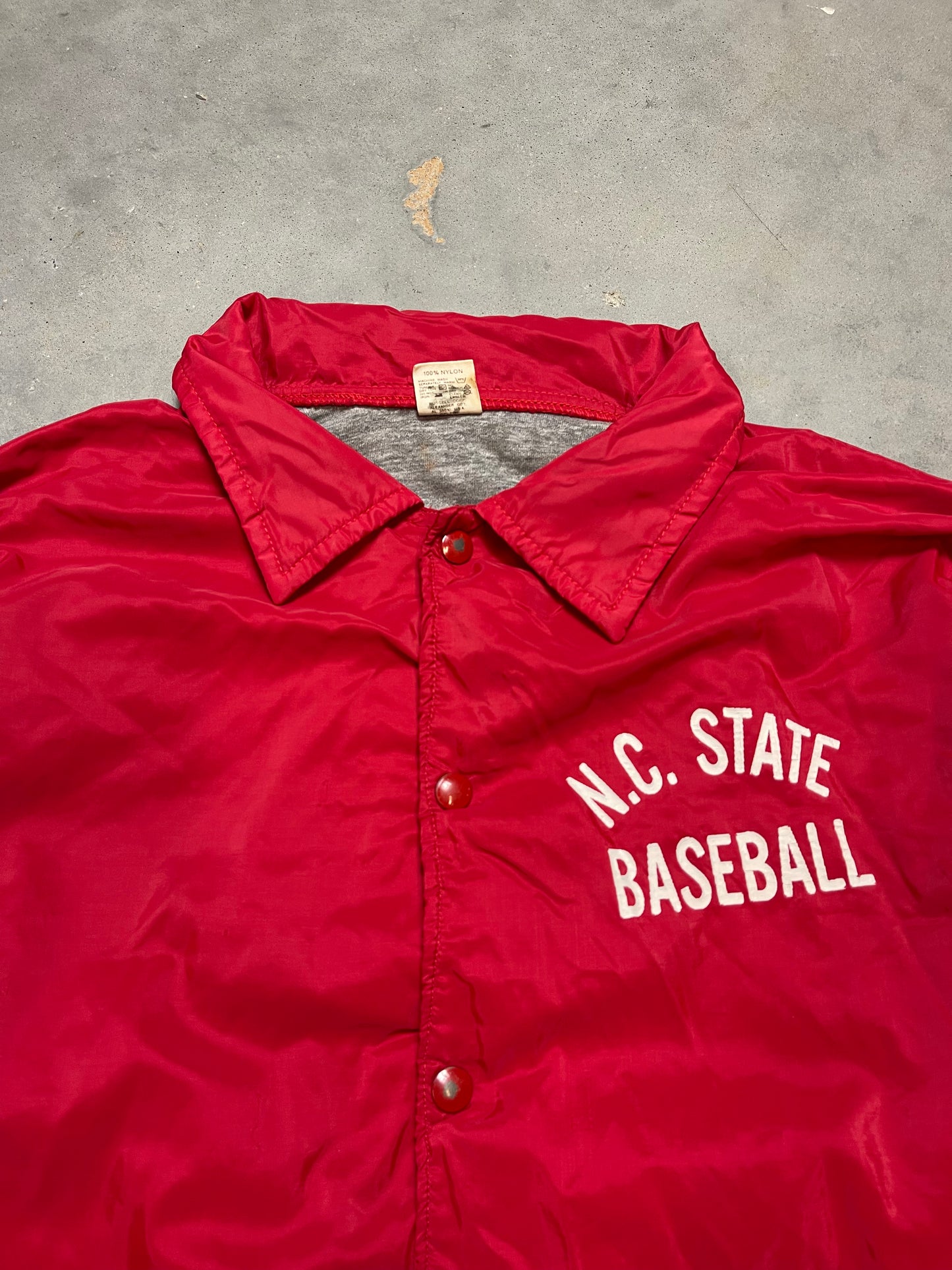 70’s NC State Wolfpack Baseball Russell Athletic Coaches Jacket (Large)