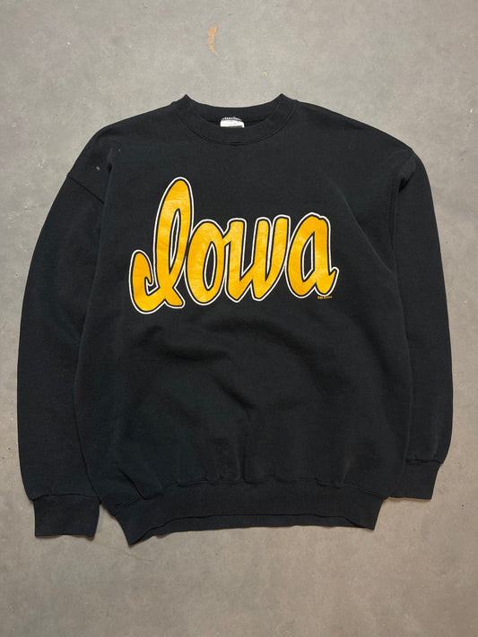 90’s Iowa Hawkeyes Big Logo Vintage College Crewneck (XL)