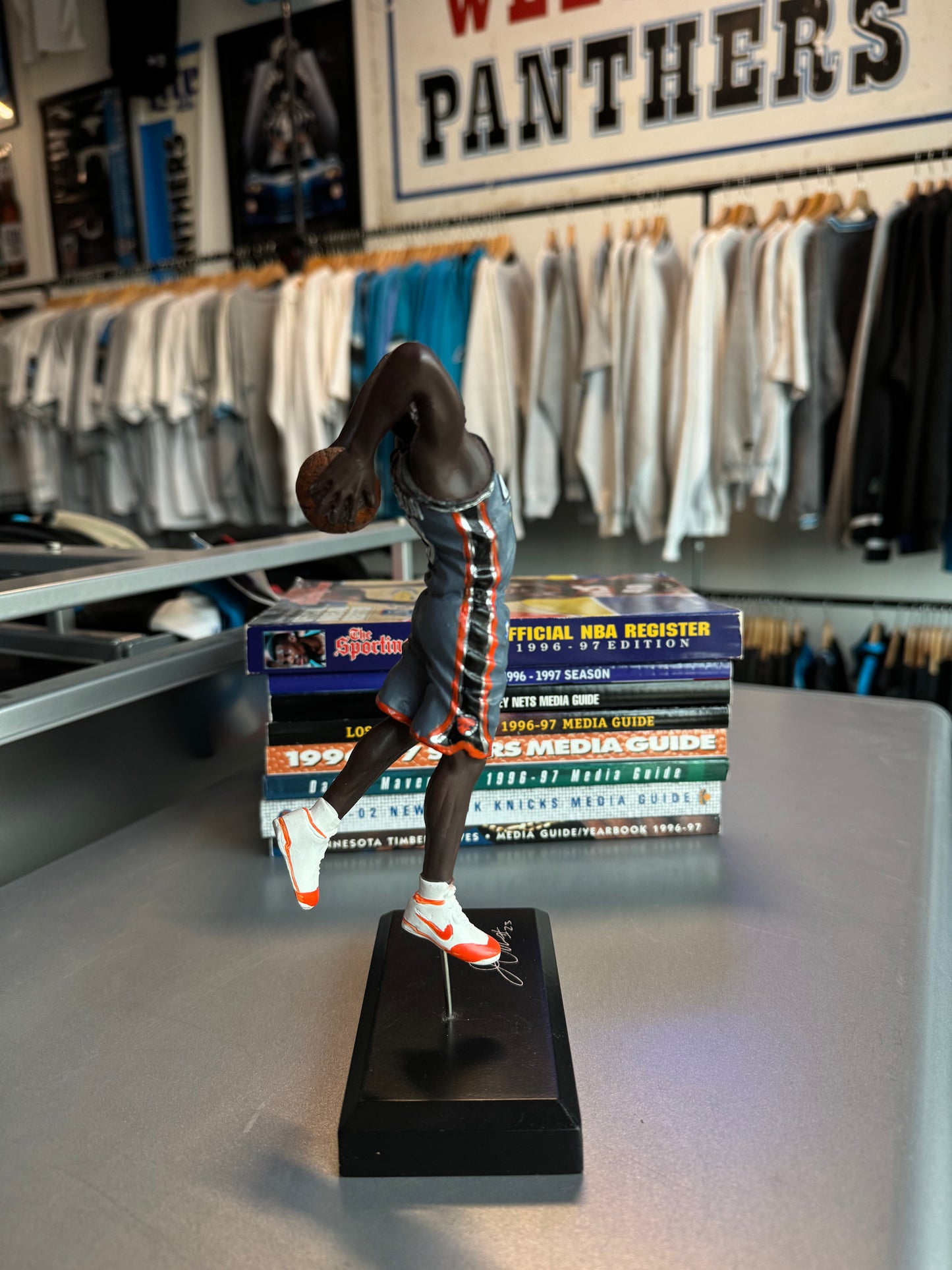 00’s Charlotte Bobcats Jason Richardson Vintage Realistic Slam Dunk NBA McFarland Figure