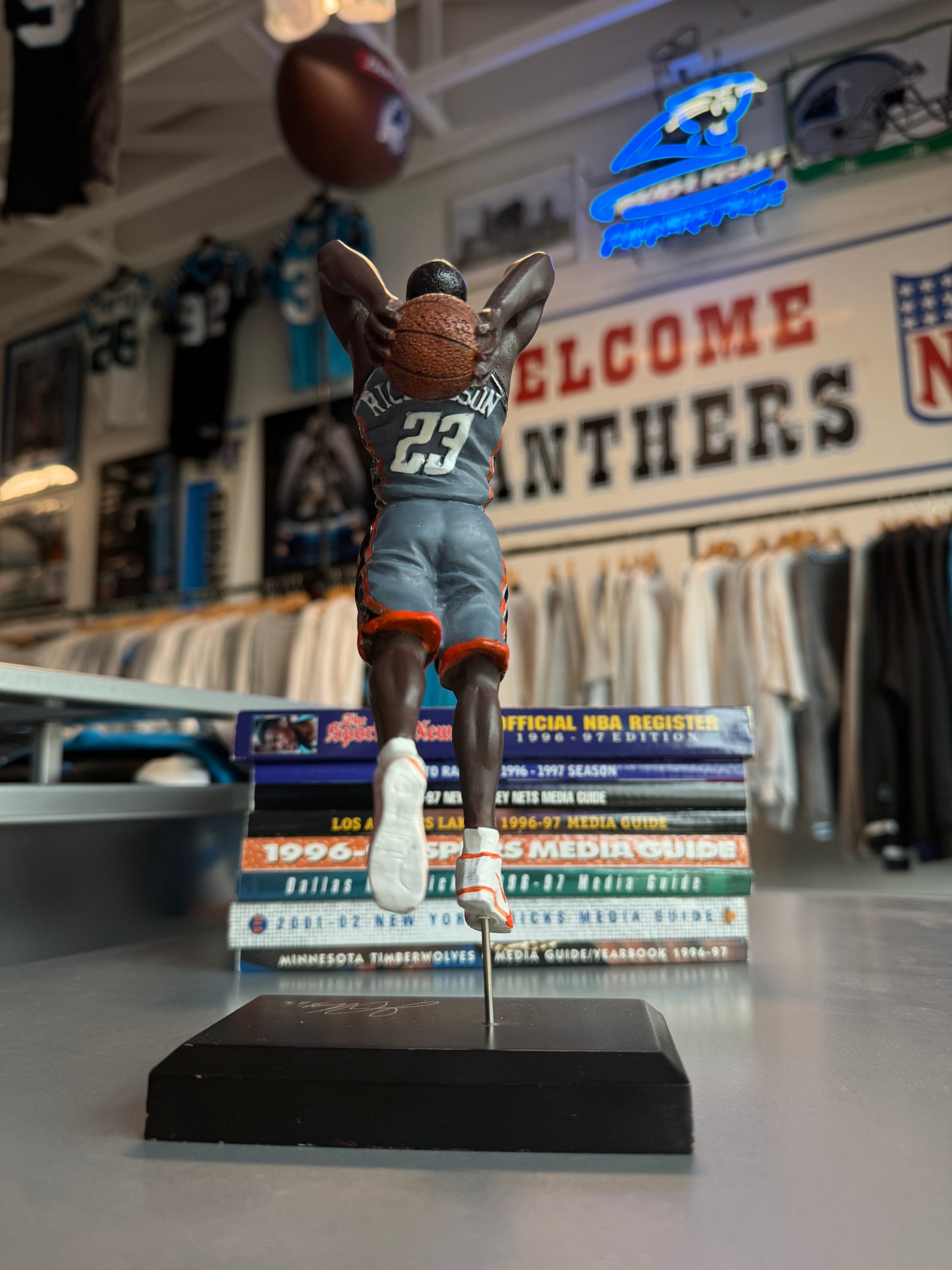 00’s Charlotte Bobcats Jason Richardson Vintage Realistic Slam Dunk NBA McFarland Figure