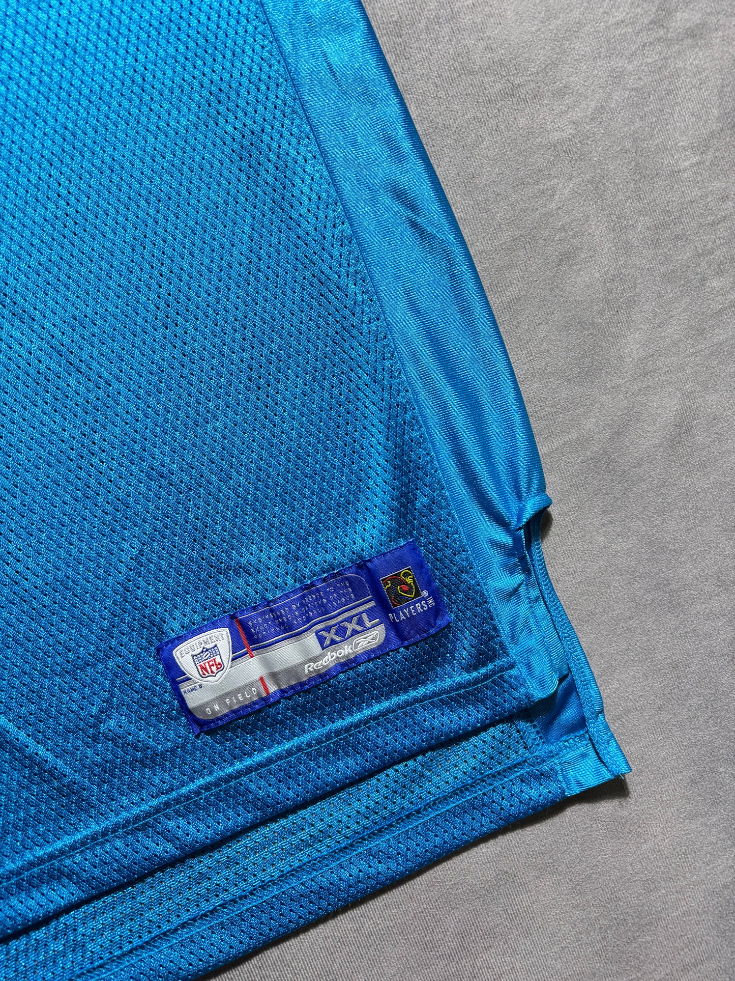 00’s Carolina Panthers Muhsin Muhammad Vintage Blue Alternate Reebok NFL Jersey - Deadstock (XXL)