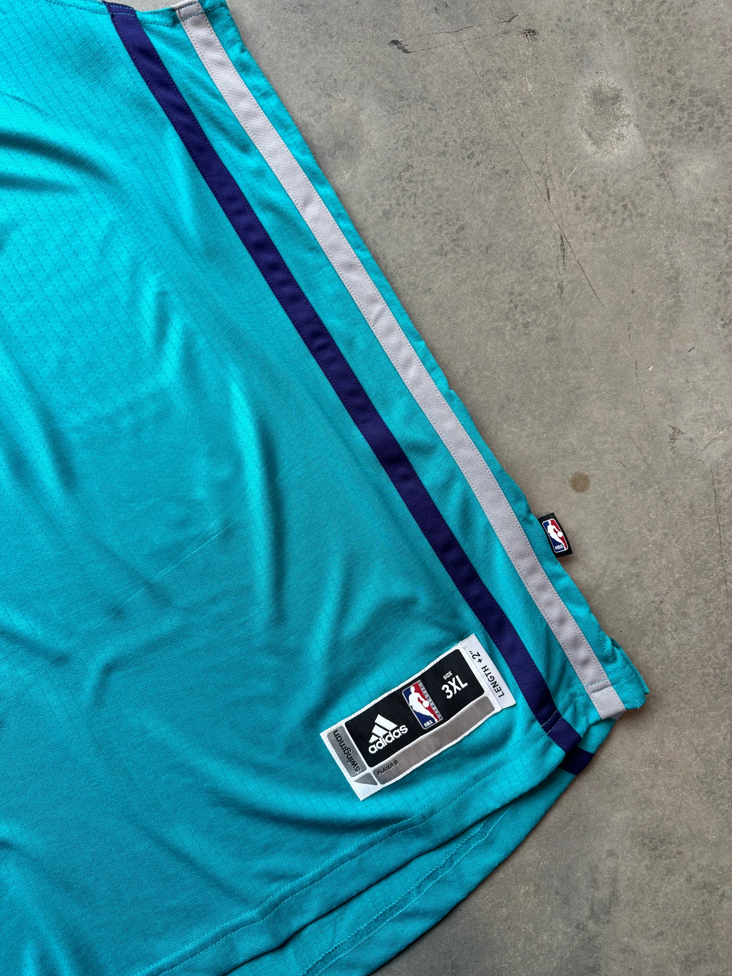 2014/2015 Charlotte Hornets Lance Stephenson Vintage Teal Adidas NBA Jersey (XXXL)