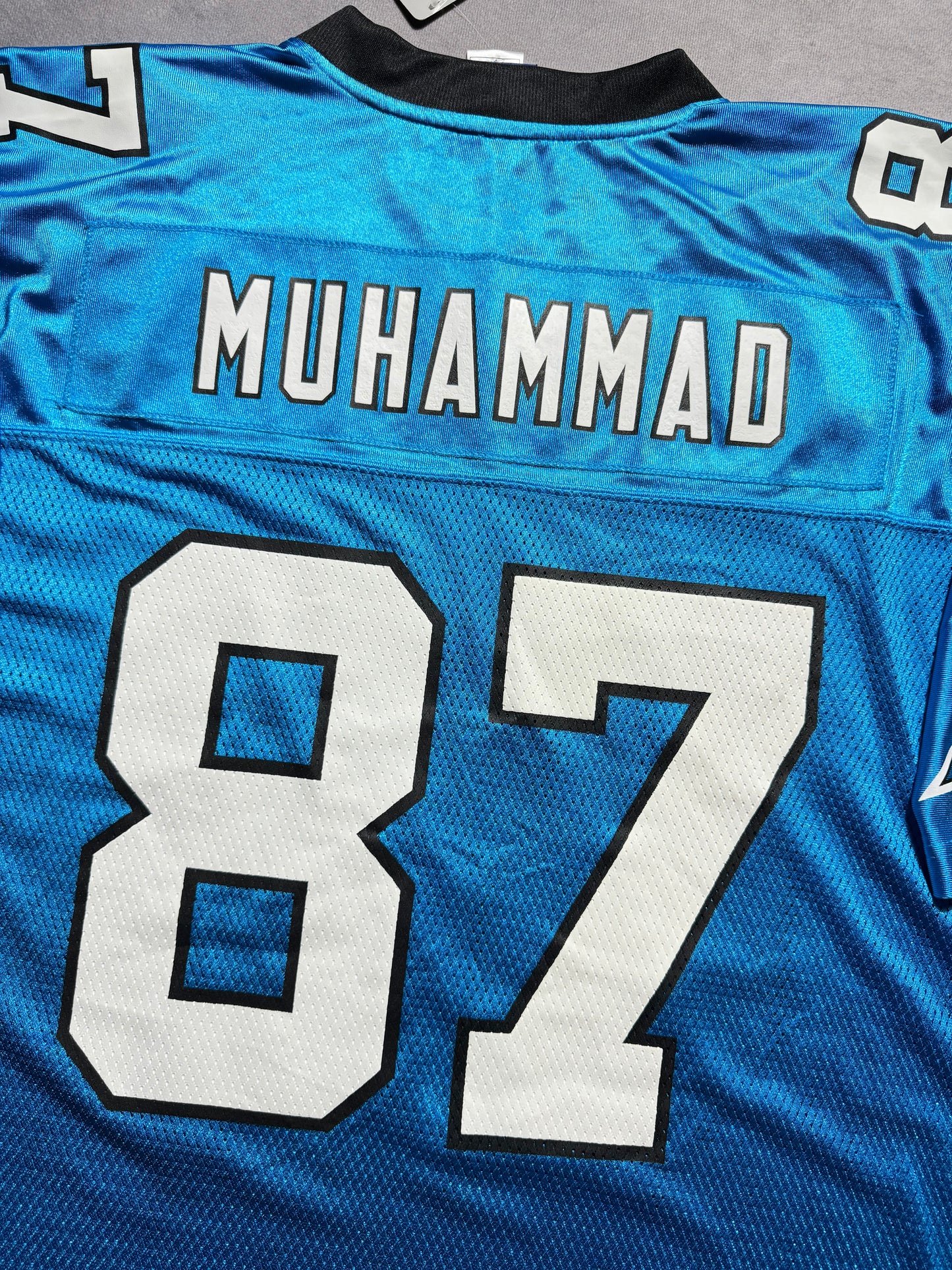 00’s Carolina Panthers Muhsin Muhammad Vintage Blue Alternate Reebok NFL Jersey - Deadstock (XXL)