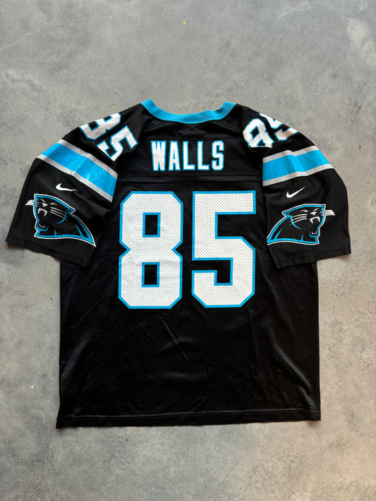 90’s Carolina Panthers Wesley Walls Vintage Nike Black NFL Jersey (XL)