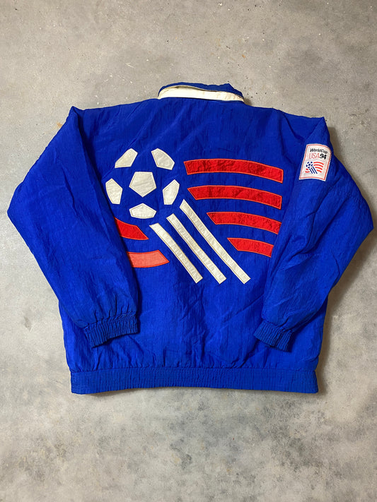 1994 World Cup USA Embroidered Apex One Vintage Puffer Jacket (XL)