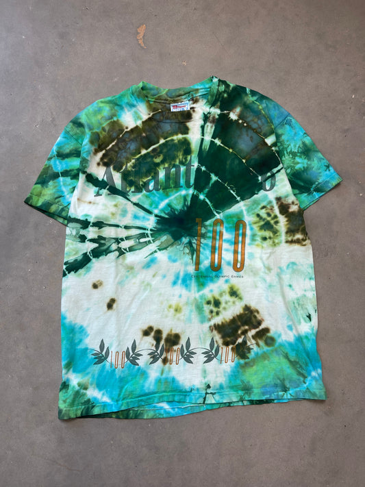 1996 Atlanta Olympics Vintage Custom Tie Dyed Tee (Large)