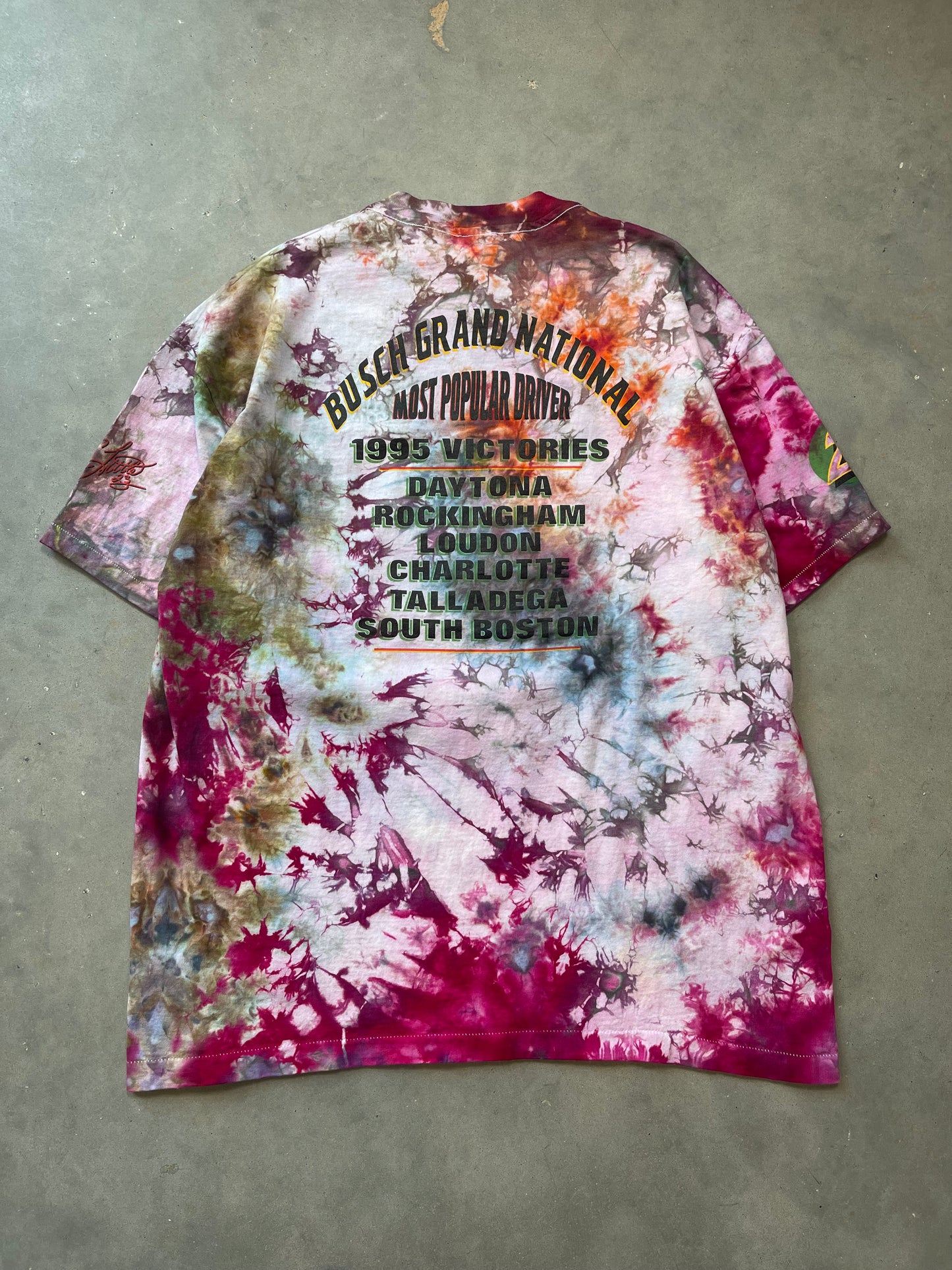 1997 Chad Little Vintage John Deere Custom Tie Dyed Tee (XXL)