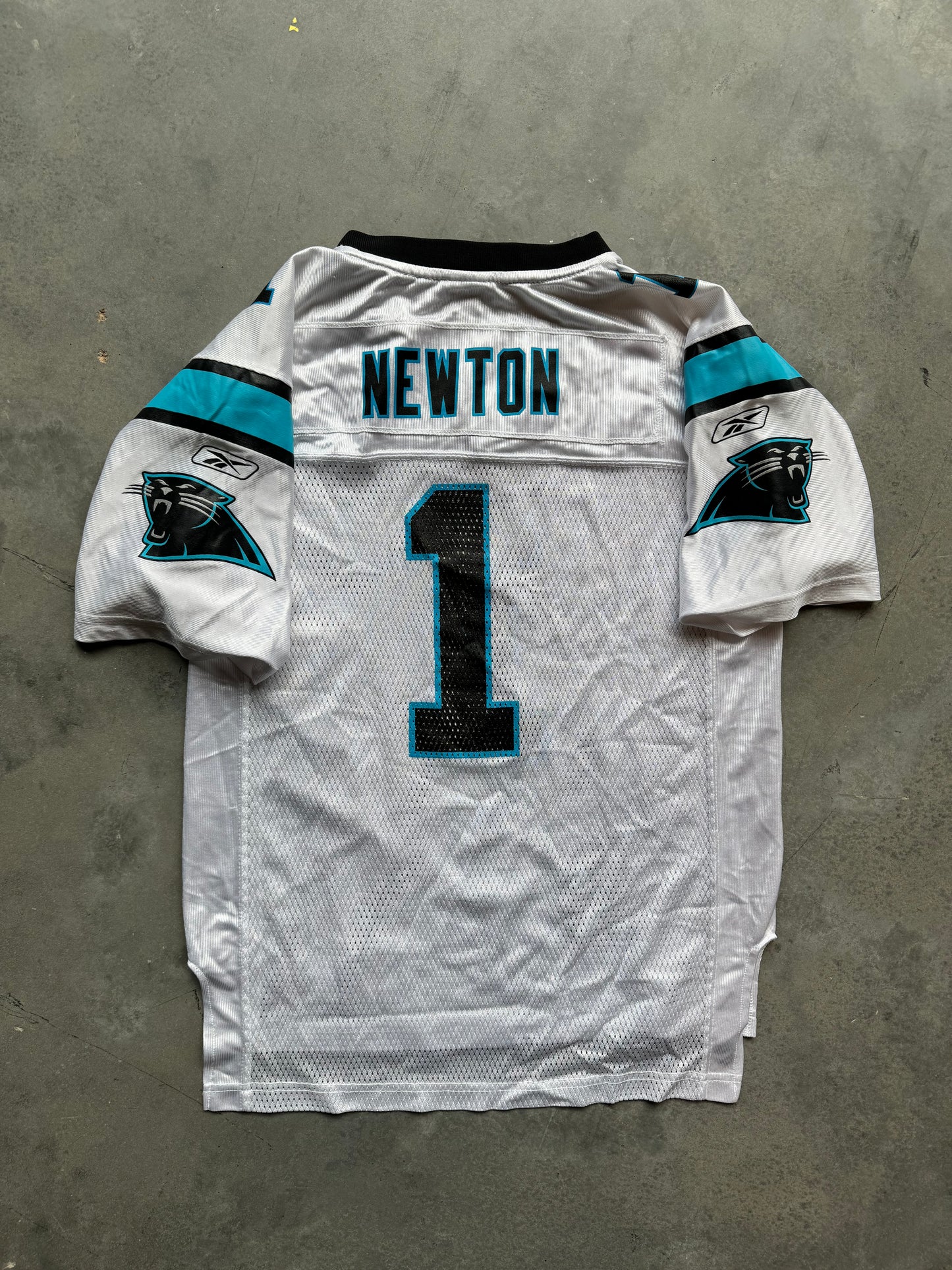 2011 Carolina Panthers Cam Newton Vintage Reebok Rookie Year NFL Jersey (Youth Large)