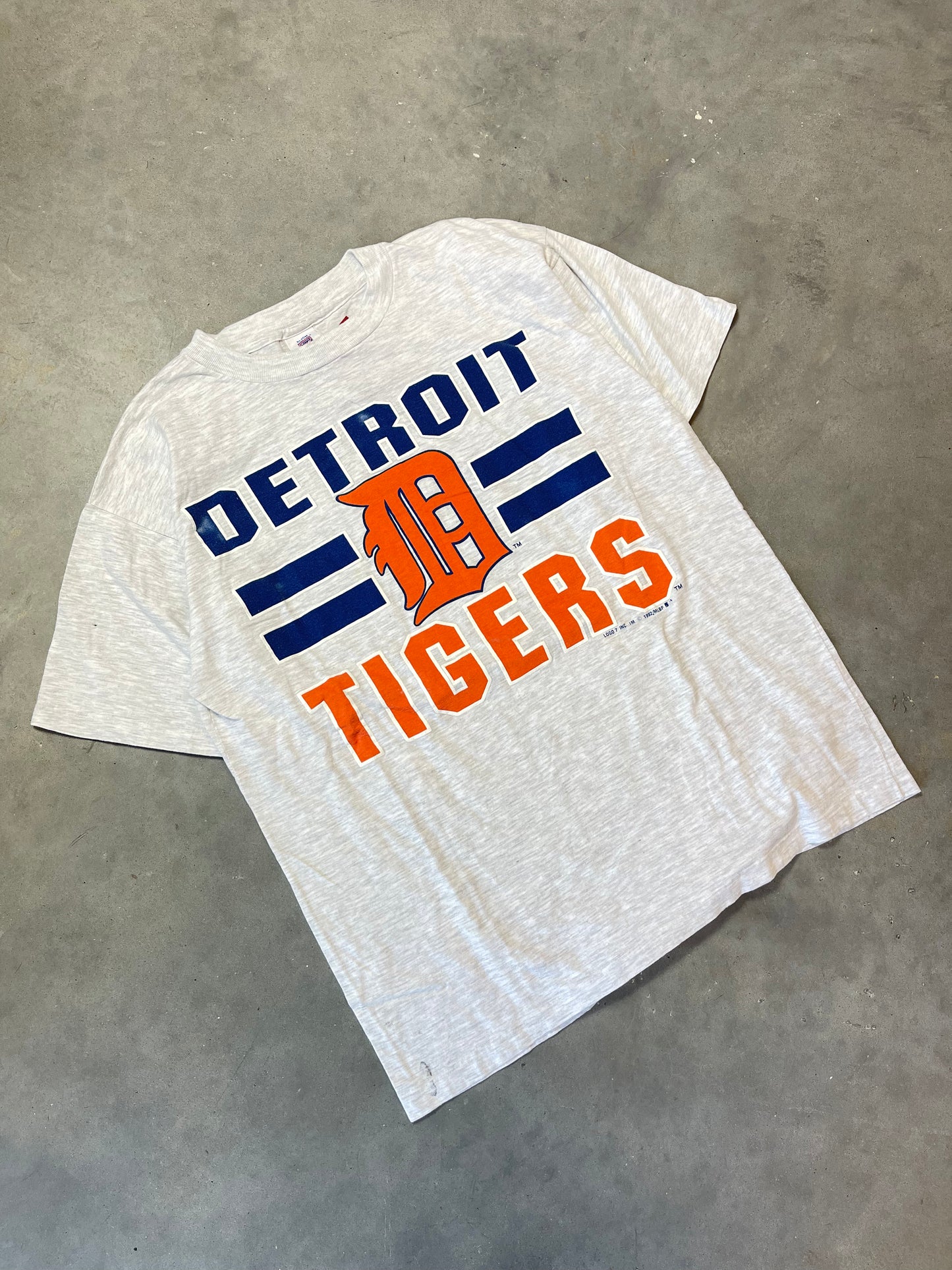 1992 Detroit Tigers Vintage MLB Baseball Tee (Large)