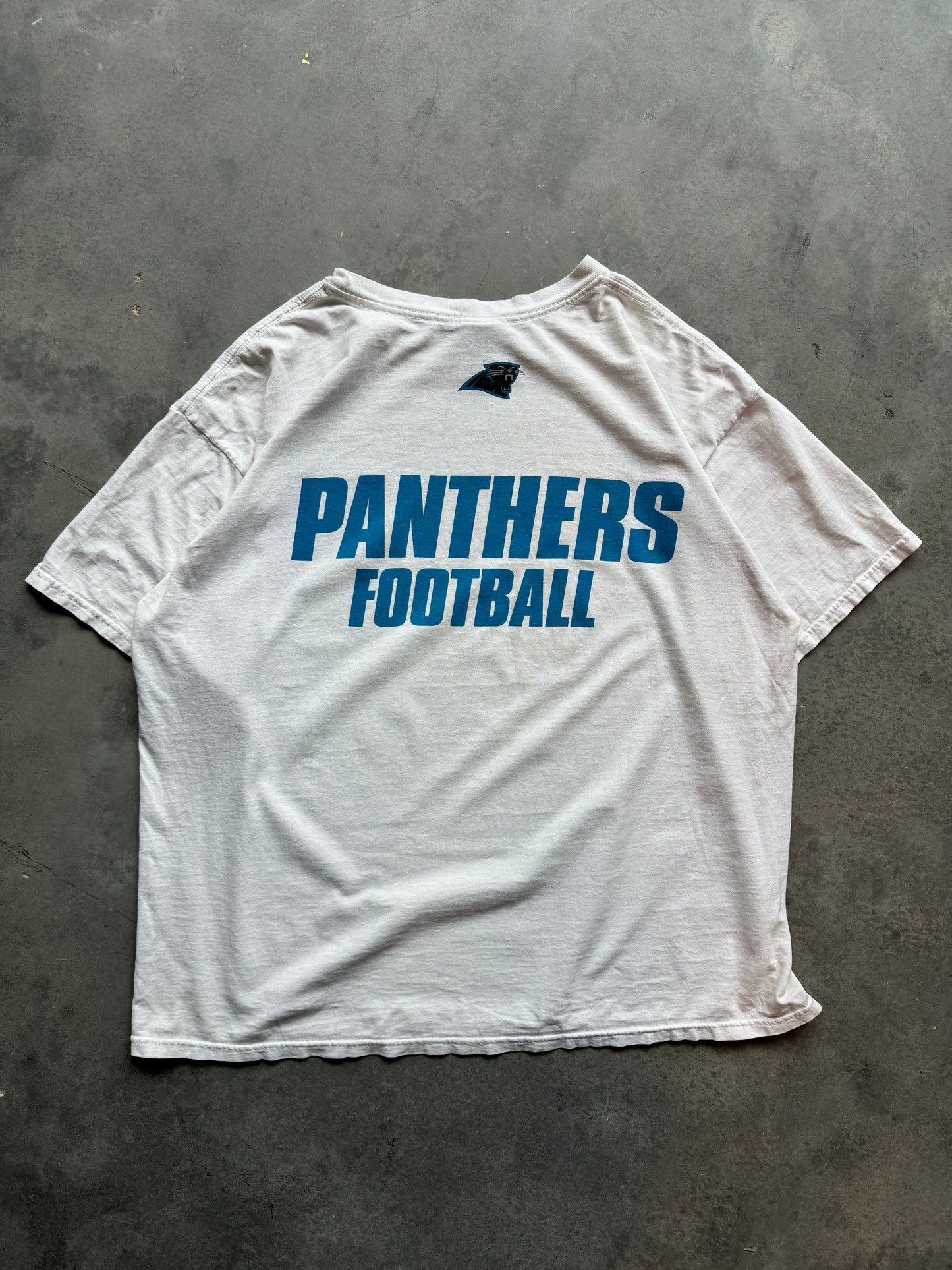 1999 Carolina Panthers Football Vintage Nike Mini Swoosh NFL Tee (XL)