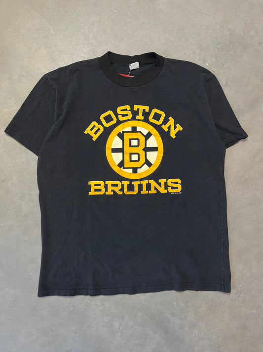 1988 Boston Bruins Vintage NHL Faded Hockey Tee (Large)