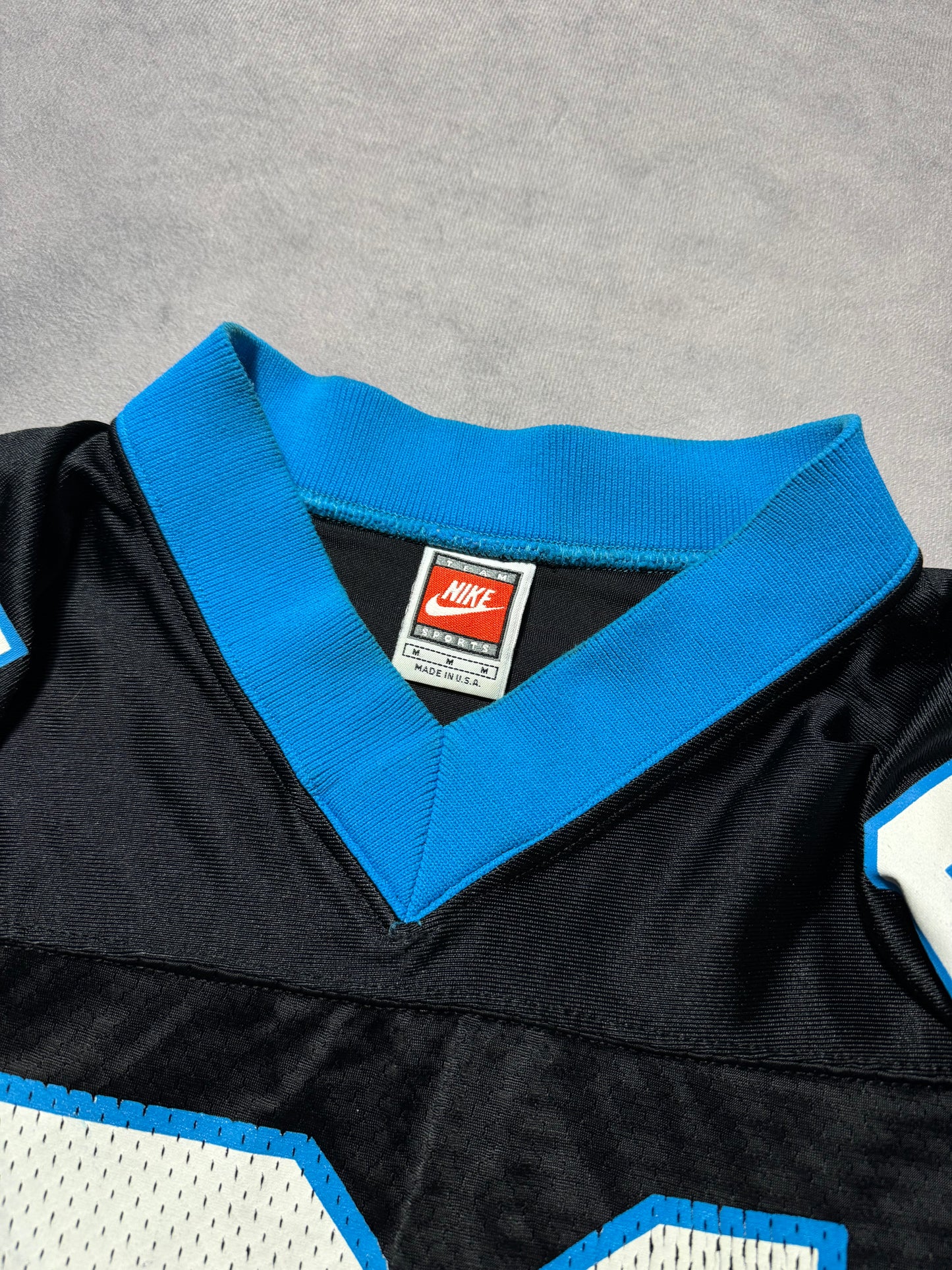 1996 Carolina Panthers Kevin Greene Vintage Black Nike Team Sports NFL Jersey (Medium)