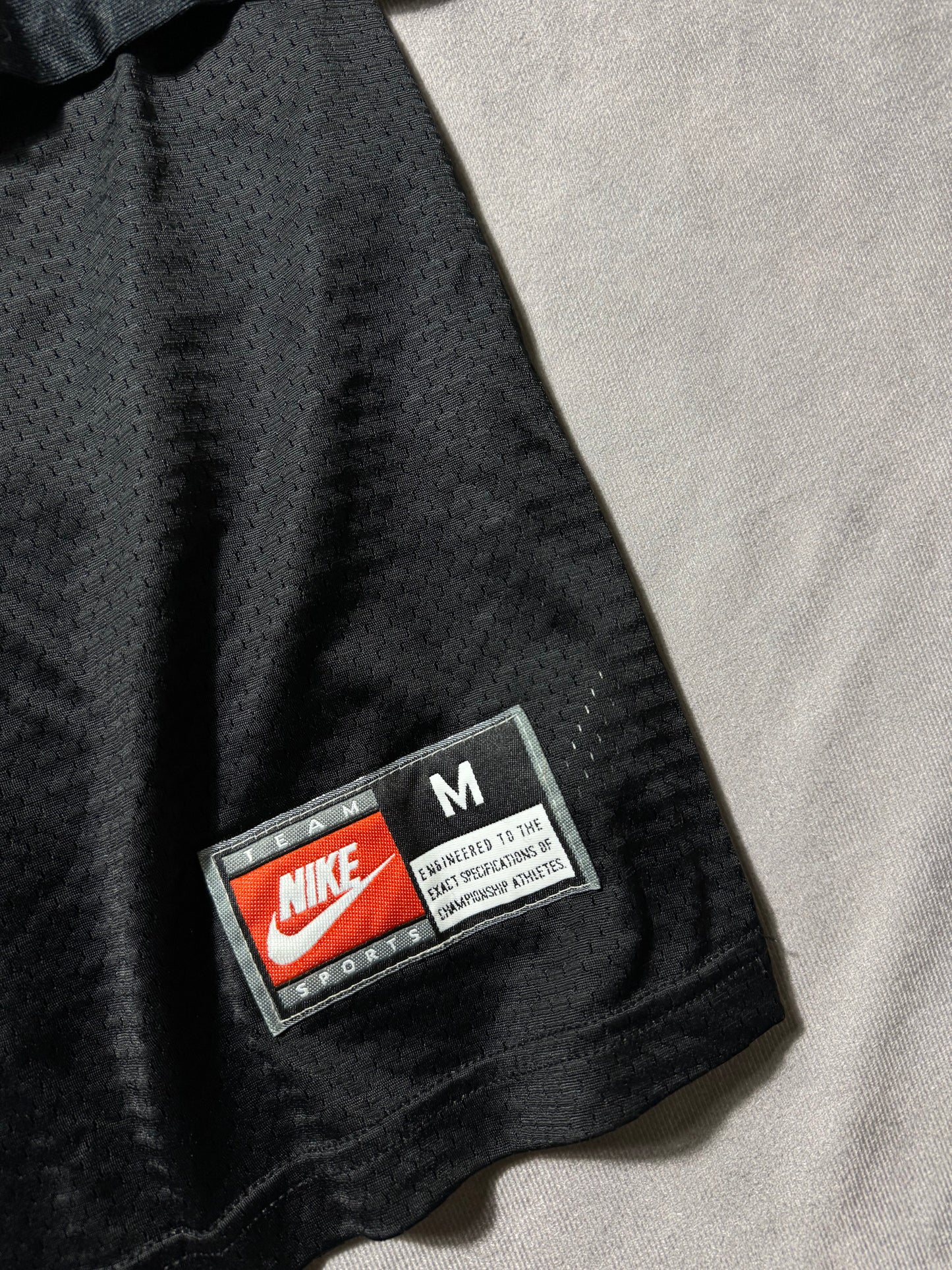 1996 Carolina Panthers Kevin Greene Vintage Black Nike Team Sports NFL Jersey (Medium)