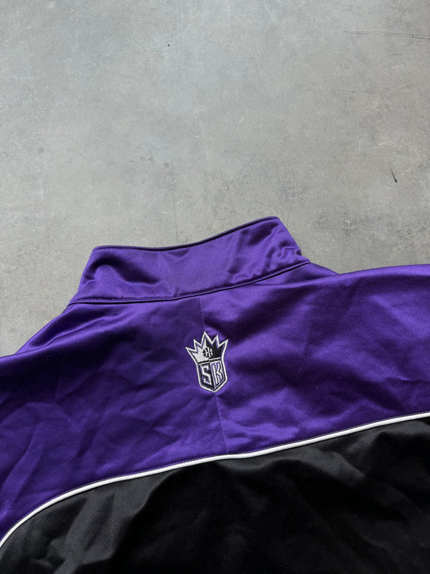 00’s Sacramento Kings Vintage Nike NBA Warm Up Jacket (XXL)