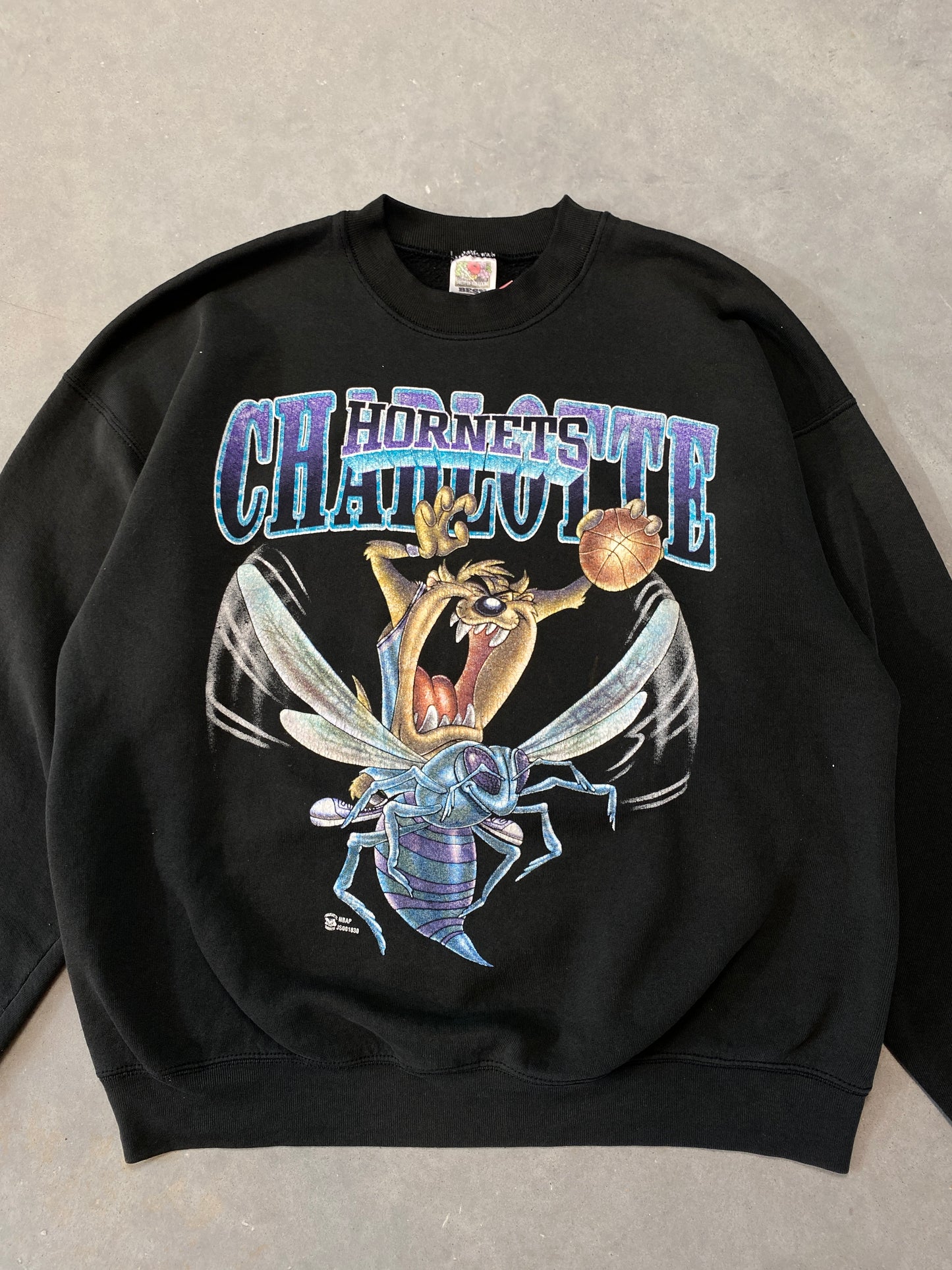 90’s Charlotte Hornets x Taz Vintage NBA Crewneck (XL)