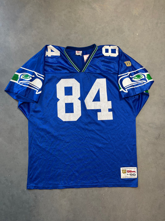 1996 Seattle Seahawks Joey Galloway Vintage Wilson NFL Jersey (50/XL)