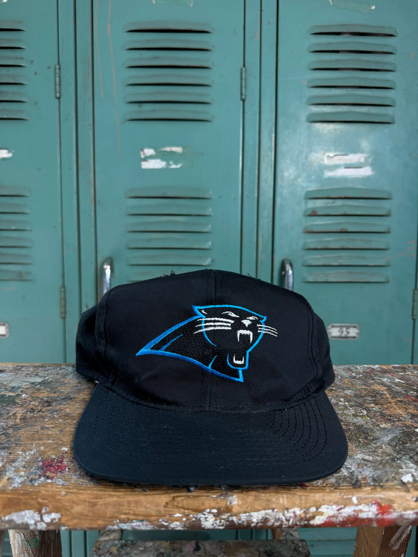 90’s Carolina Panthers Vintage American Needle Plain Logo NFL Snapback Hat (OSFA)