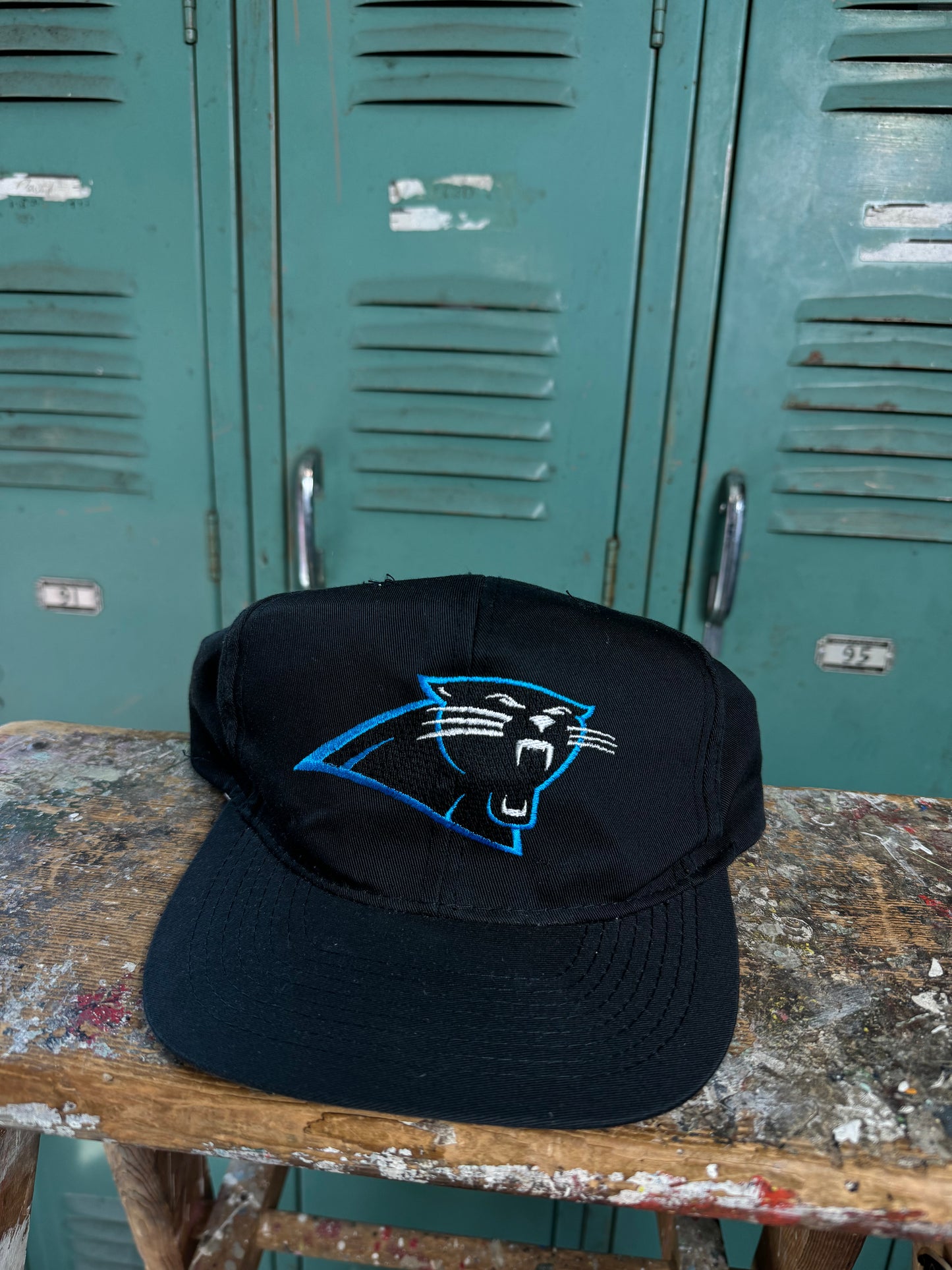 90’s Carolina Panthers Vintage American Needle Plain Logo NFL Snapback Hat (OSFA)