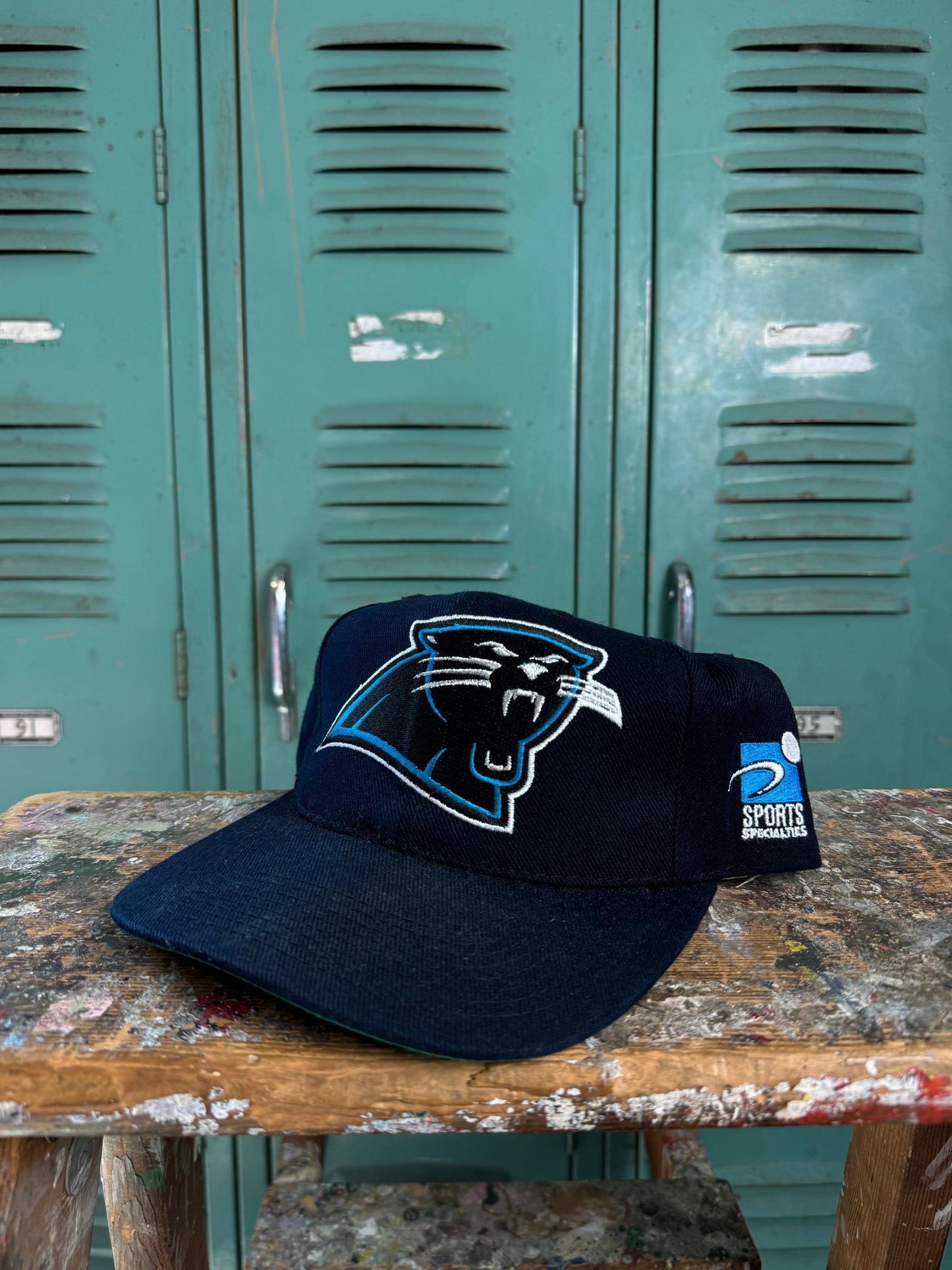 90’s Carolina Panthers Vintage Sports Specialties NFL Pro Line Plain Logo Snapback Hat (OSFA)