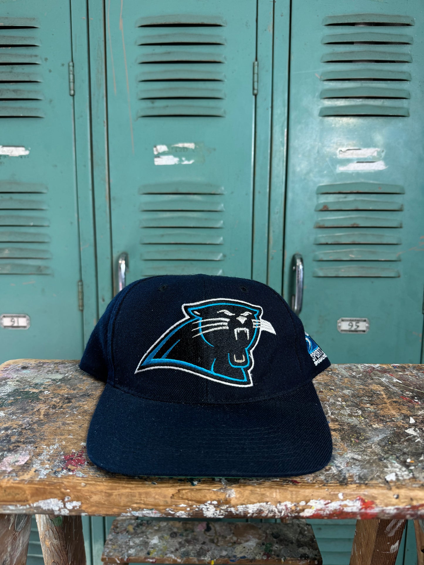 90’s Carolina Panthers Vintage Sports Specialties NFL Pro Line Plain Logo Snapback Hat (OSFA)