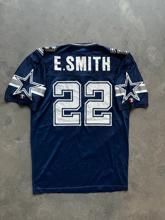 90’s Dallas Cowboys Emmitt Smith Vintage Champion Alternate NFL Jersey (44/Large)