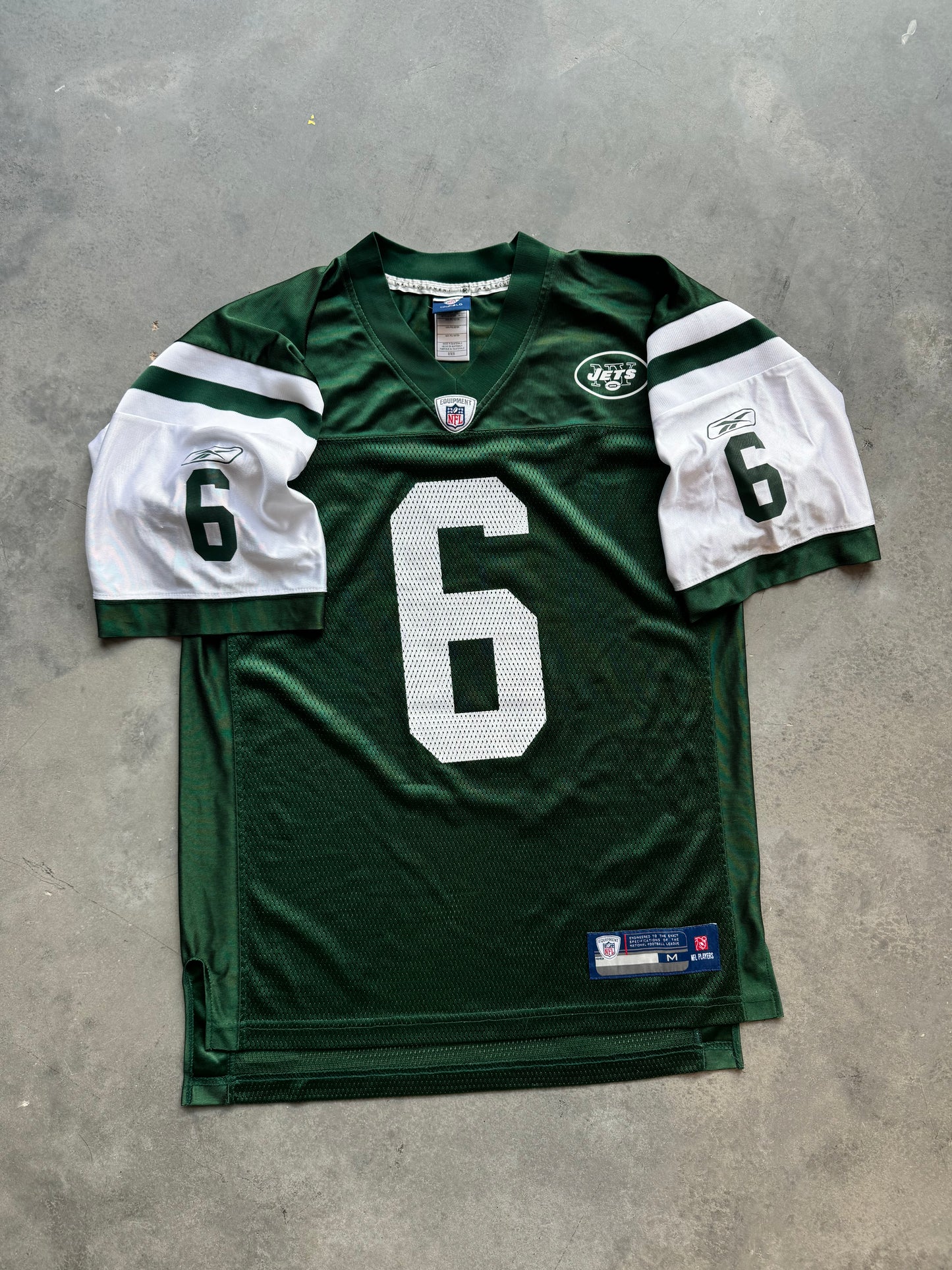 00’s New York Jets Mark Sanchez Vintage Reebok NFL Jersey (Medium)