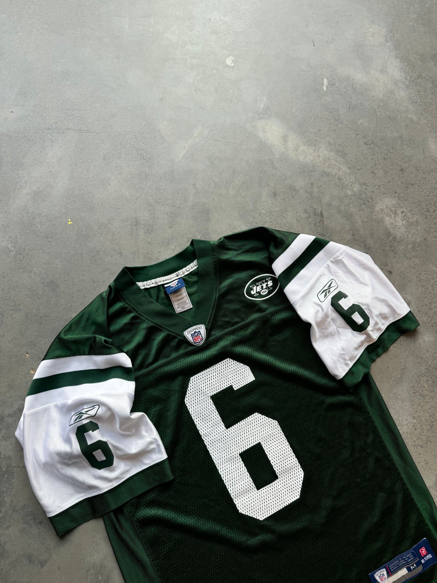 00’s New York Jets Mark Sanchez Vintage Reebok NFL Jersey (Medium)