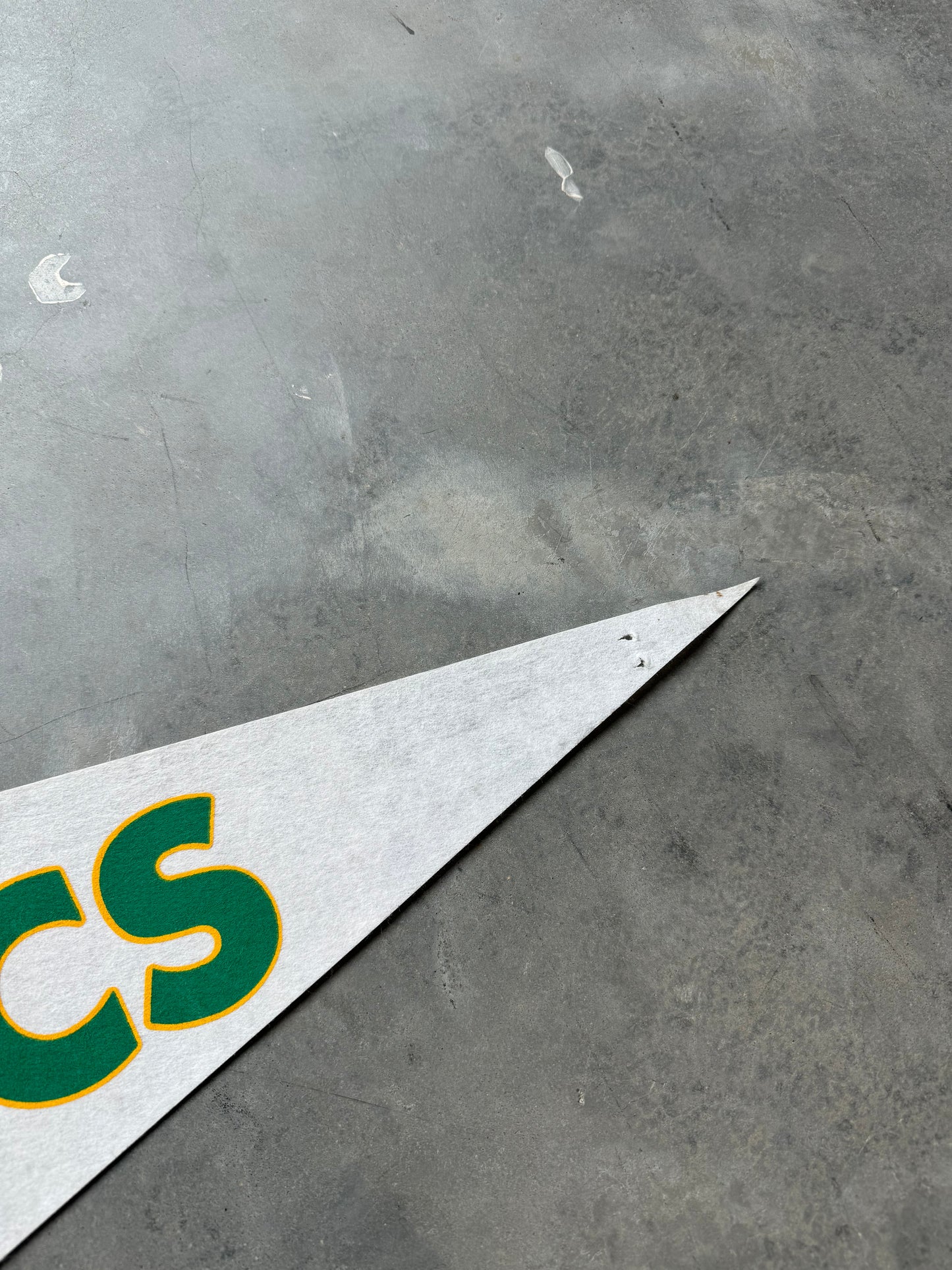 90’s Boston Celtics Vintage Big Logo NBA Pennant