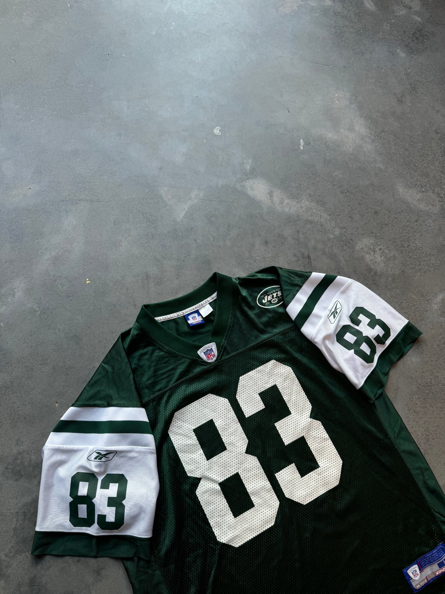 00’s New York Jets Santana Moss Vintage Reebok NFL Jersey (Large)