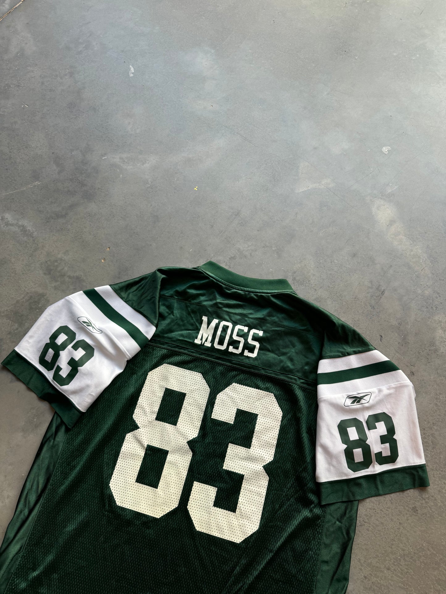 00’s New York Jets Santana Moss Vintage Reebok NFL Jersey (Large)