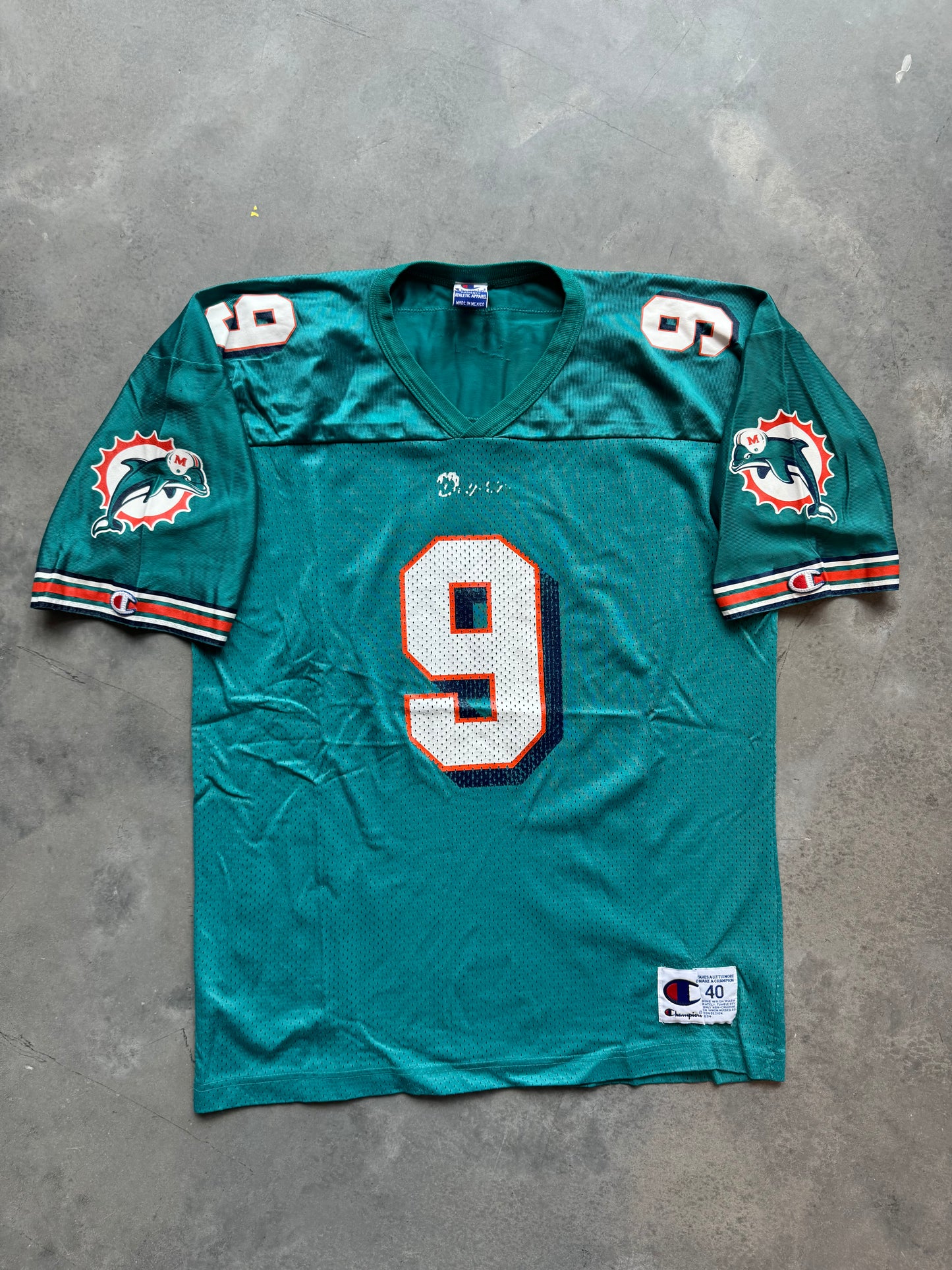 2000 Miami Dolphins Jay Fielder Vintage Champion NFL Jersey (40/Medium)