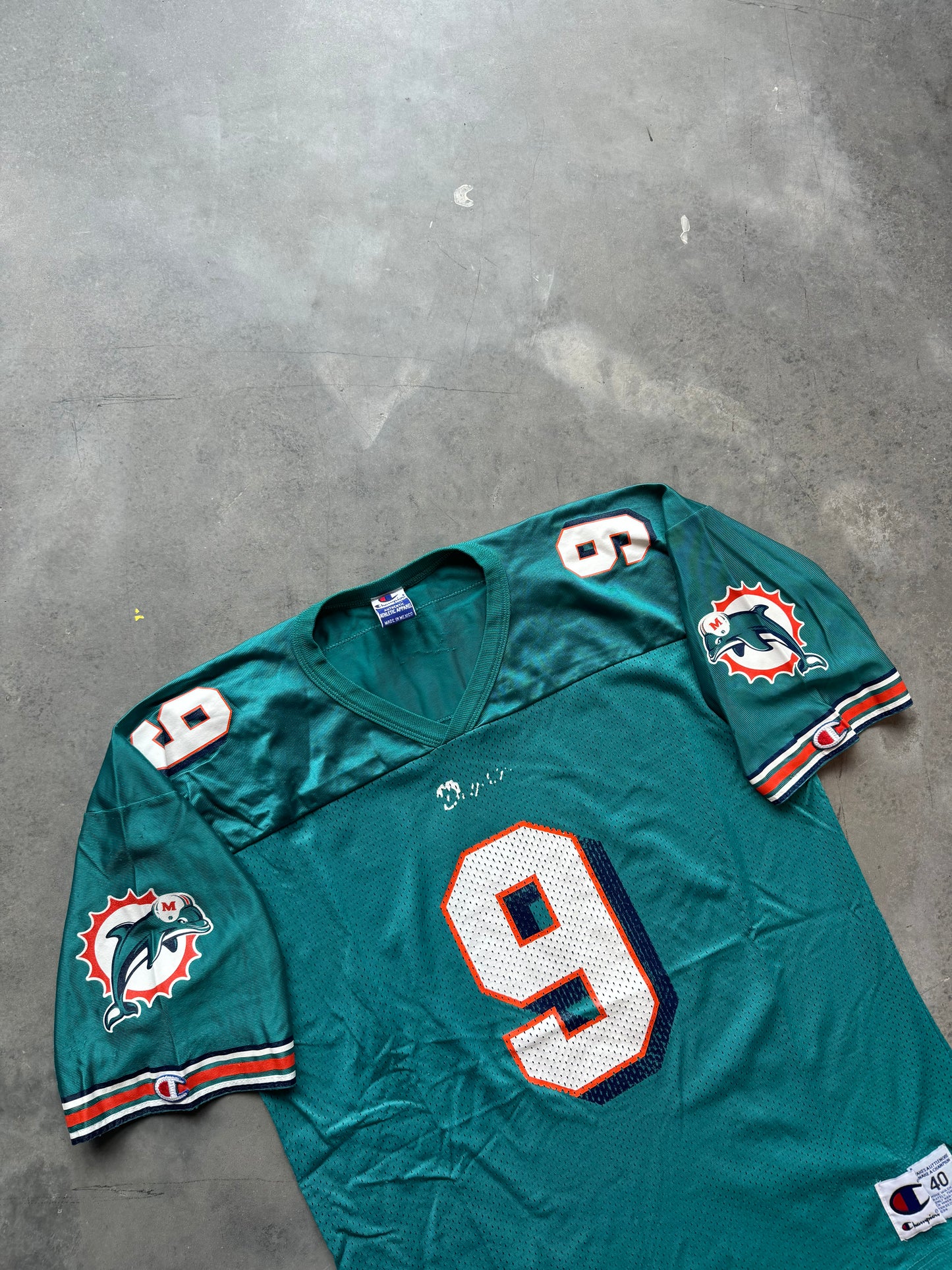 2000 Miami Dolphins Jay Fielder Vintage Champion NFL Jersey (40/Medium)