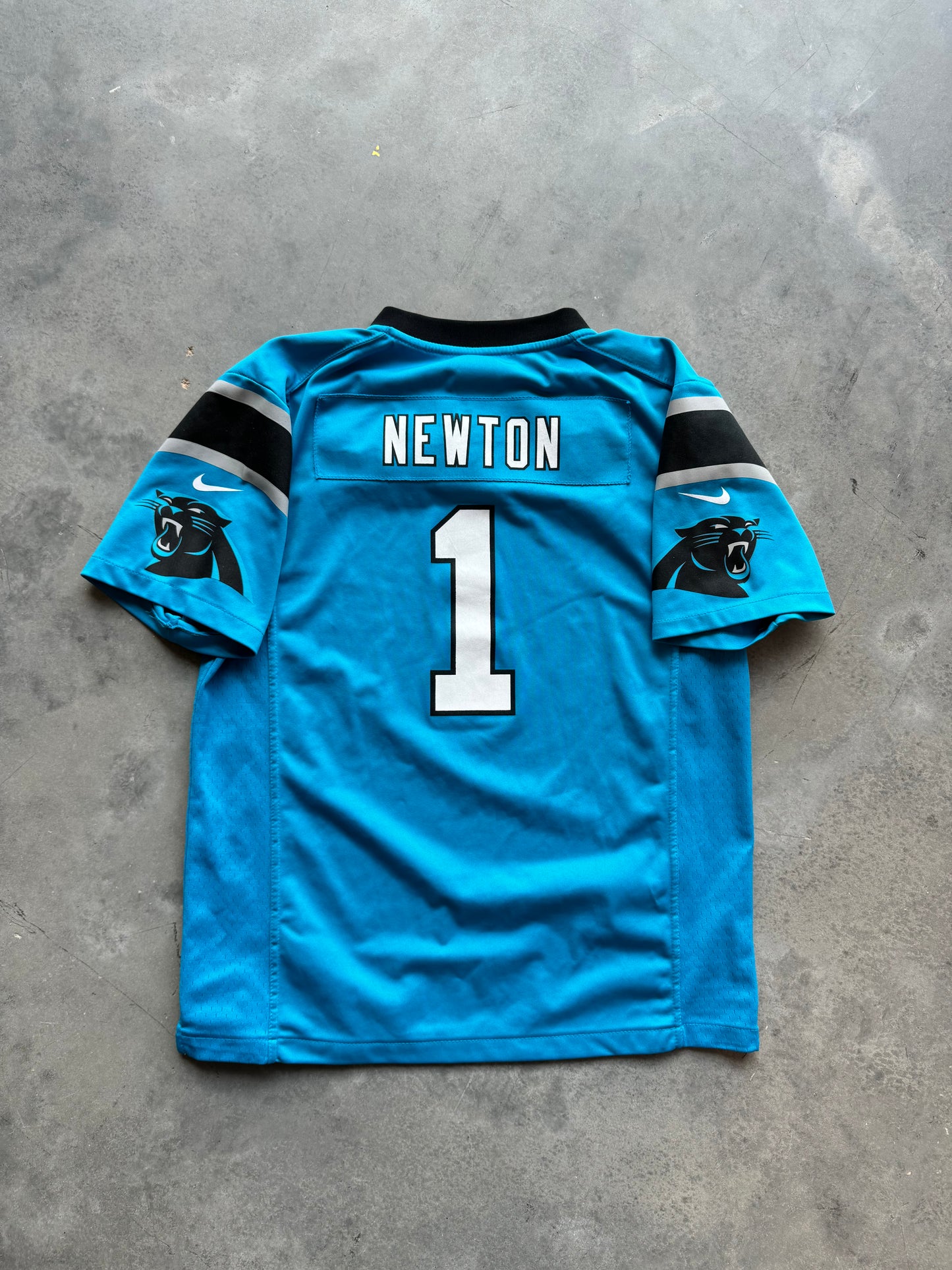 2012 Carolina Panthers Cam Newton Nike Blue Alternate NFL Jersey (Youth XL)