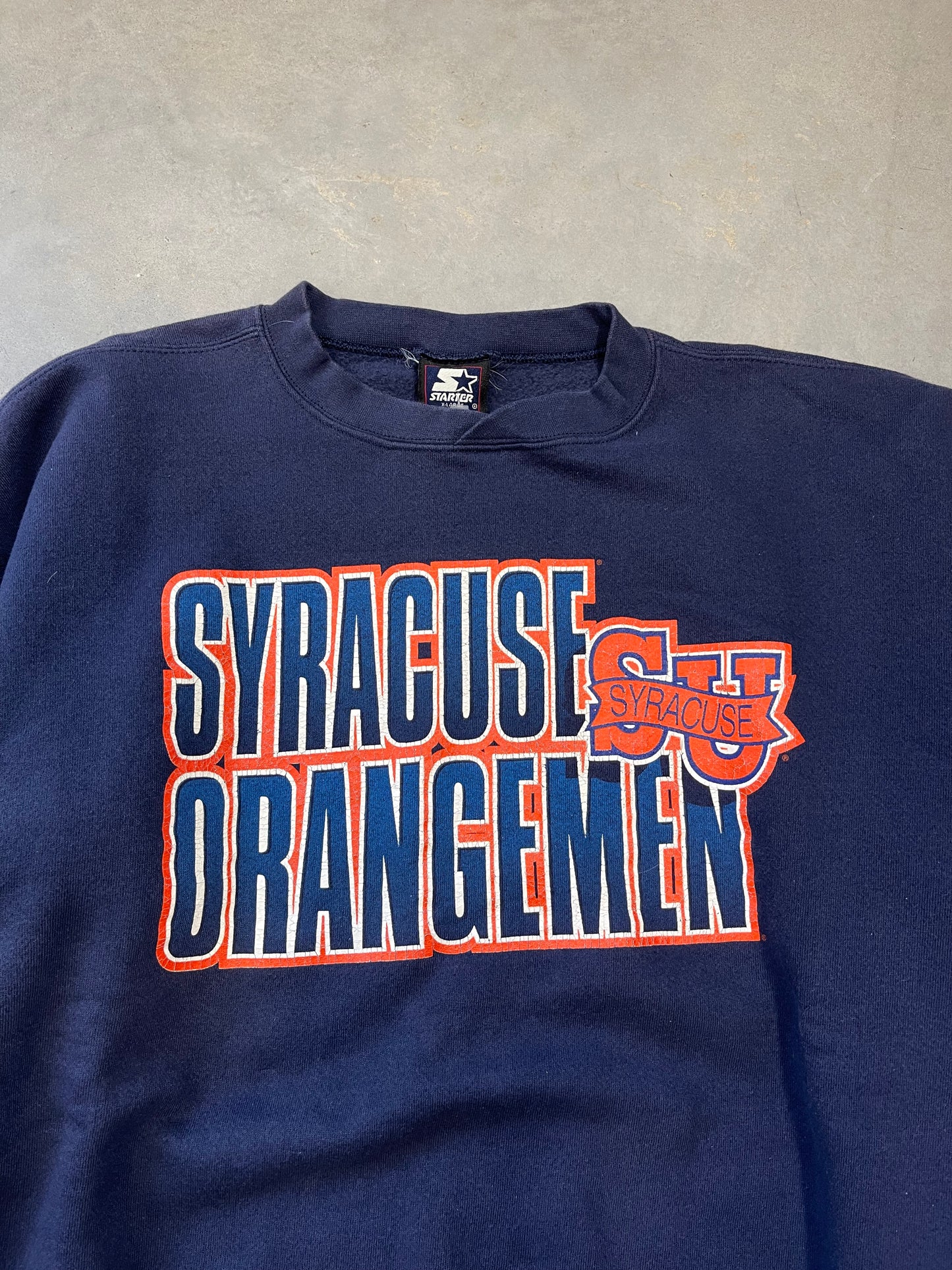 90’s Syracuse Orangemen Vintage Starter College Heavyweight Crewneck (XL)