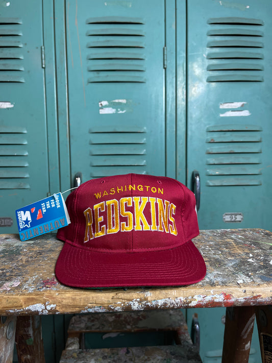 90’s Washington Redskins Vintage Starter Arch NFL Snapback Hat - Deadstock (OSFA)