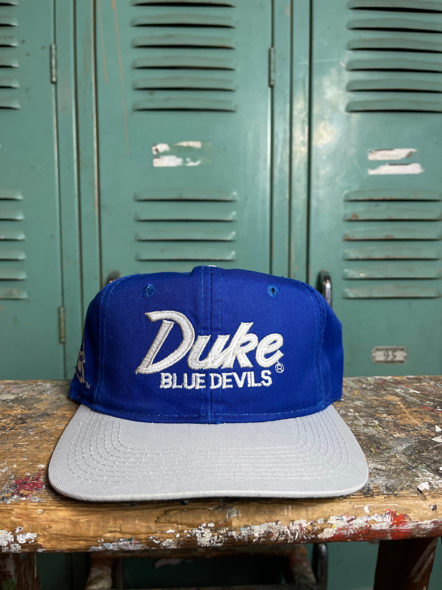 90’s Duke Blue Devils Vintage Sports Specialities Script Snapback Hat (OSFA)