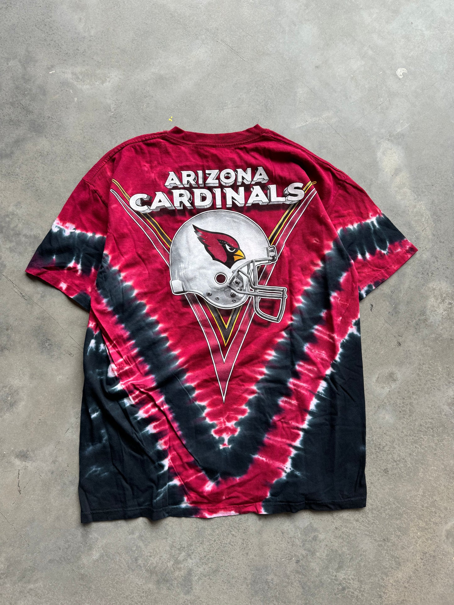 00’s Arizona Cardinals Tie Dye Majestic NFL Tee - Deadstock (XL)