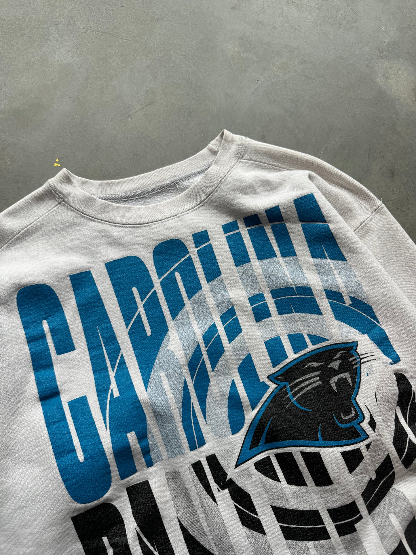 1996 Carolina Panthers Vintage Starter Heavyweight NFL Crewneck (Large)