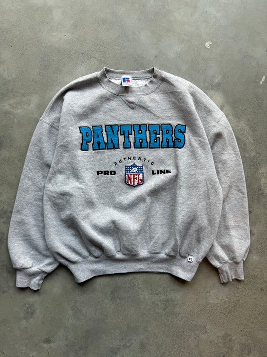 90’s Carolina Panthers Vintage Russell Athletic NFL Pro Line Embroidered Crewneck (XL)