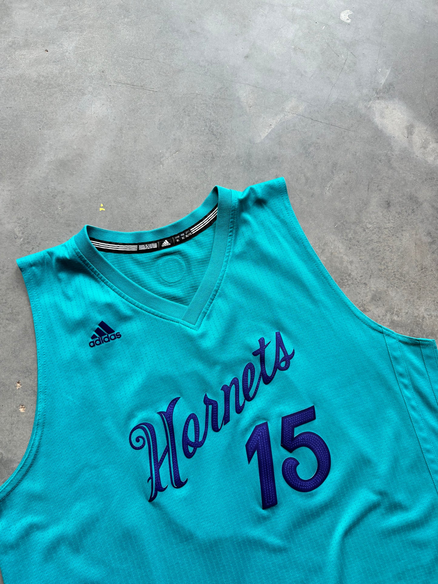 2016 Charlotte Hornets Kemba Walker Christmas Day Style Adidas Swingman NBA Jersey (XL)