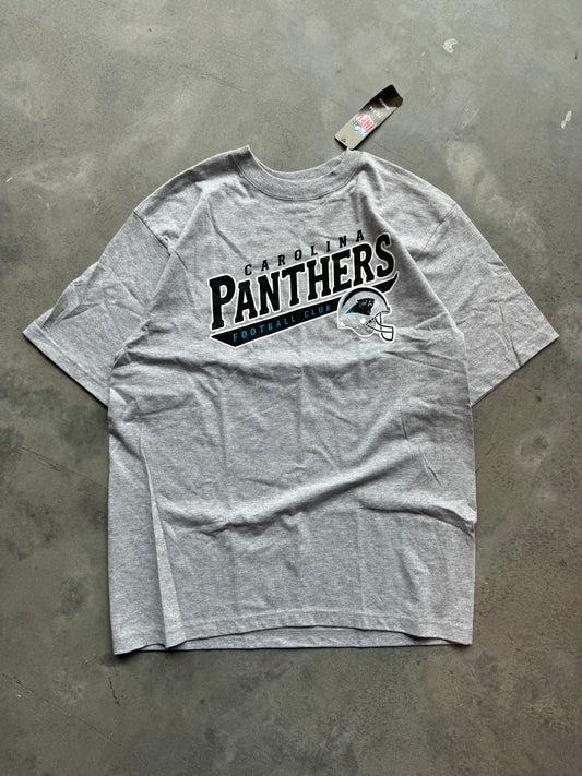 00’s Carolina Panthers Football Club Vintage Reebok NFL Tee - Deadstock (Large)