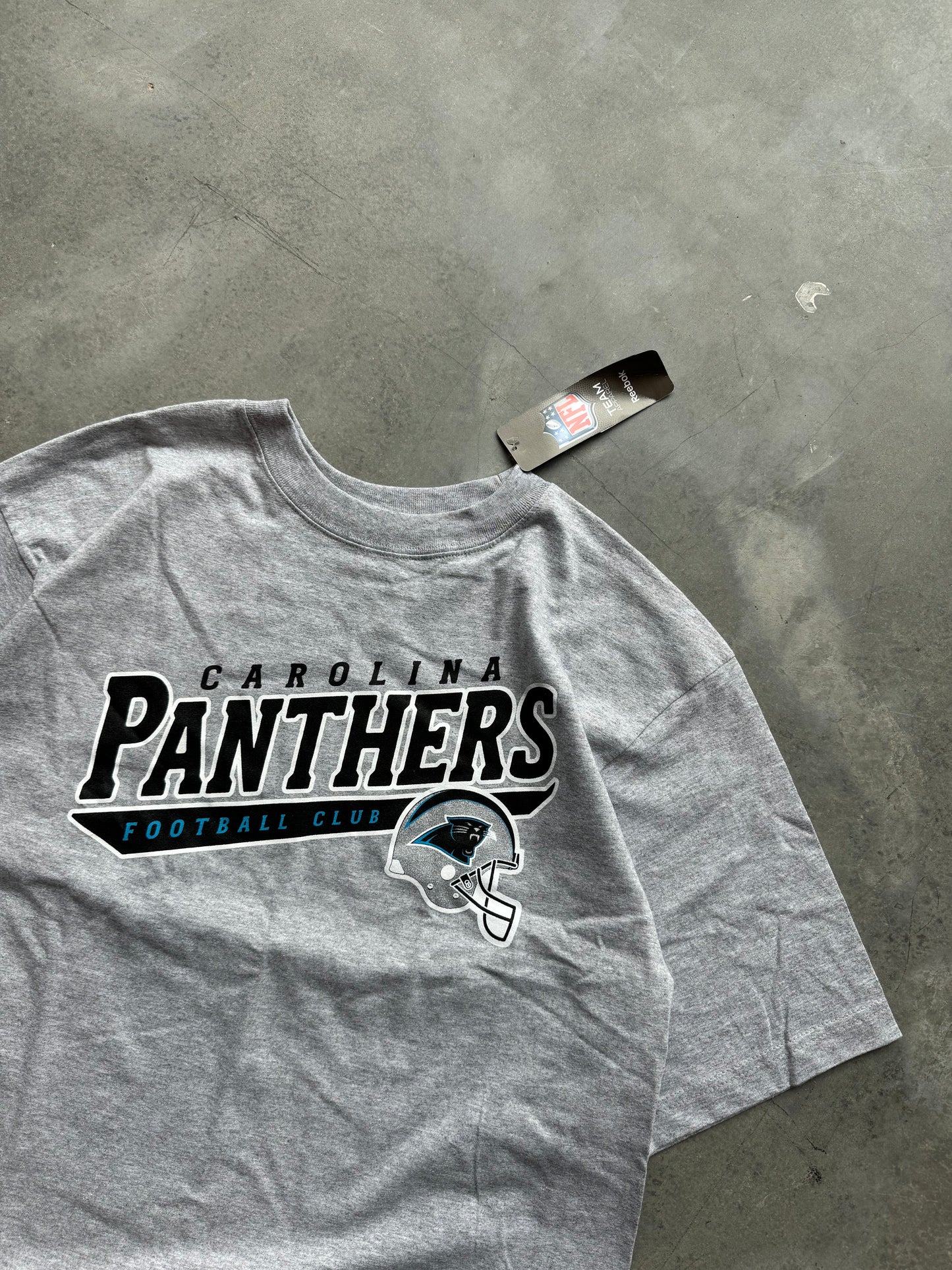 00’s Carolina Panthers Football Club Vintage Reebok NFL Tee - Deadstock (Large)