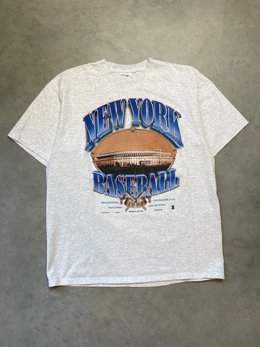 1998 New York Yankees Vintage MLB Yankee Stadium Baseball Tee (XL)