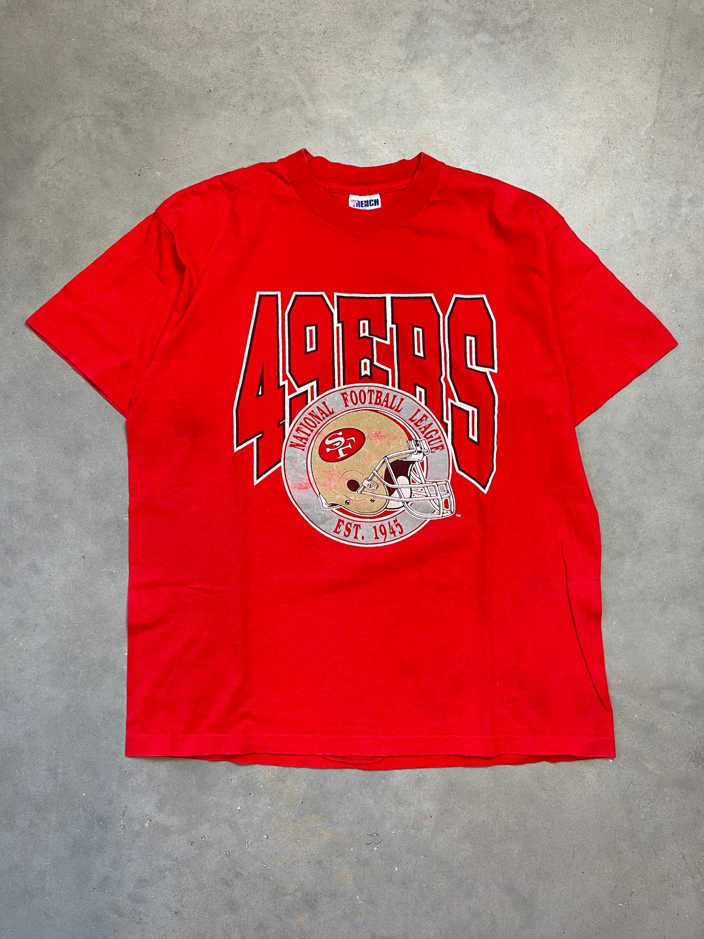 90’s San Francisco 49ers Vintage Logo NFL Tee (Large)