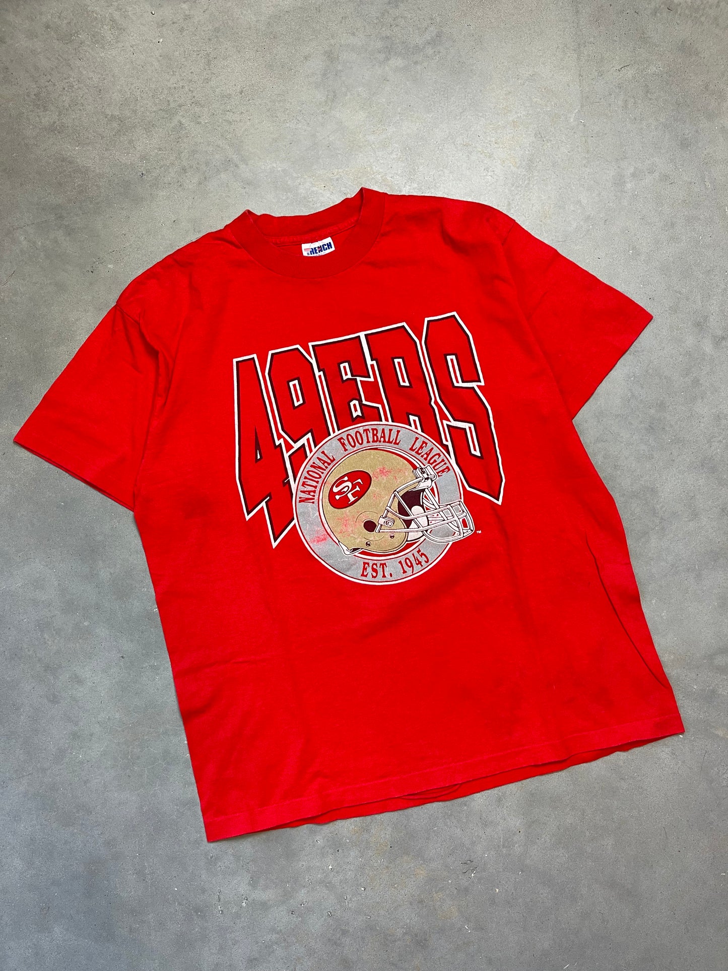 90’s San Francisco 49ers Vintage Logo NFL Tee (Large)