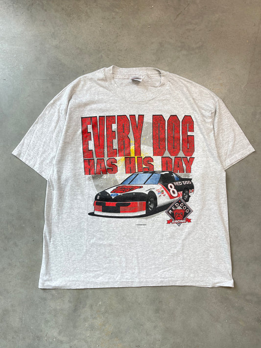 1995 Red Dog “Every Dog Has His Day” Vintage NASCAR Racing Tee (XL)