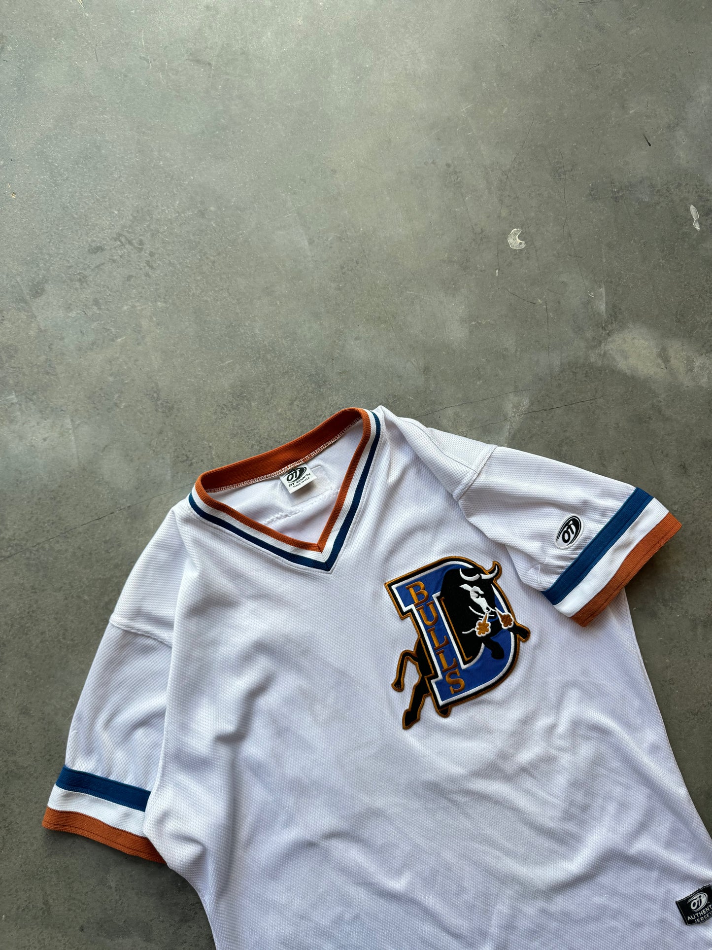 2023/2024 Durham Bulls Ronny Simon White Game Worn MiLB Minor League Baseball Jersey (44/Large)